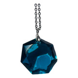 Pingente De Obsidiana Azul Natural Pedra