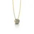 Pingente De Ouro 18k Redondo Com Zirconia C/ Certificado