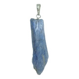 Pingente De Pedra Cianita Azul Natural