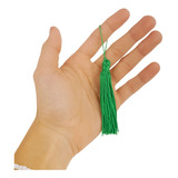 Pingente De Seda Tassel franja 100 Unidades verde Bandeira