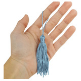 Pingente De Seda Tassel Franja 20 Unidades Nybc Cor Azul Hortênsia