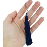 Pingente De Seda Tassel Franja Azul Marinho C 50 Nybc