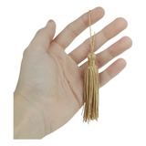 Pingente De Seda Tassel Franja Bronze C 50 Nybc