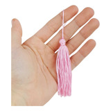 Pingente De Seda Tassel Franja Rosa Claro C 50 Nybc