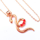 Pingente Dourado Cobra C