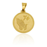 Pingente Em Moeda Antiga Fé Medalha