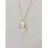 Pingente Em Ouro 18k, 750 Com Pedra Na Cor Branco