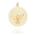 Pingente Espírito Santo Folheado Ouro 18k Rommanel 541526 Cor Dourado