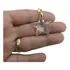 Pingente Estrela 2,8 Cm Cristal Swarovski Folheado Ouro 18k