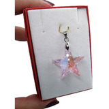 Pingente Estrela Swarovski Rose