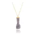Pingente Figa Pedra Natural + Corrente Semi Joia Folheado 18