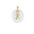 Pingente Filho Com Pedra De Cristal Em Ouro 18k Promoção 
