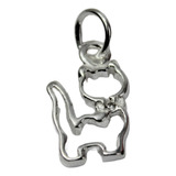 Pingente Gato Com Ponto