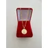 Pingente Jornalismo + Corrente Folheado Ouro 18k. C1p121