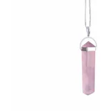 Pingente Lapidado Quartzo Rosa