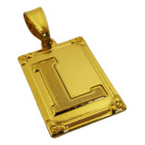 Pingente Letra A Ao Z Placa 100 Moeda Antiga