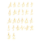 Pingente Letra Inicial Nome Em Ouro 18k Diversas Letras