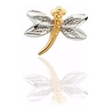 Pingente Libelula Em Ouro