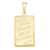 Pingente Masculino Tudo Posso