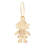 Pingente Menina Ou Menino Ouro 18k Caixinha De Veludo