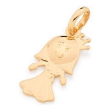 Pingente Menina Princesa . Med 2,0 X 0,8 Cm 542114