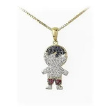 Pingente Menino Com Corrente