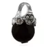 Pingente Onix Natural Marcassitas Prata 925 India - 31904830