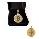 Pingente Ouro 18k Imagem De Bitcoin