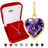 Pingente Ouro 18k Zirconia