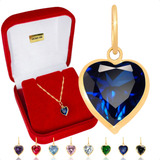 Pingente Ouro 18k Zirconia