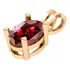 Pingente Oval Prata 925 Dourada 18k - Granada