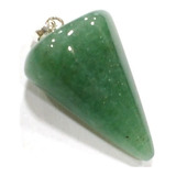 Pingente Pêndulo De Pedra Quartzo Verde