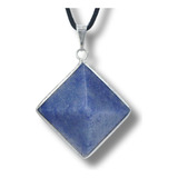 Pingente Piramide Quartzo Azul