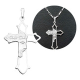 Pingente Prata Macica Crucifixo