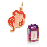 Pingente Princesa Ariel Banhado