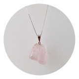 Pingente Quartzo Rosa Bruta