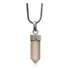 Pingente Quartzo Rosa Prata 925 India- 31905188