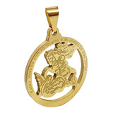 Pingente Sao Jorge Aco