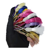 Pingente Tassel 9cm Poliéster Franjas 50un Varias Cores