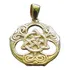 Pingente Triquetra Asatru Celta - Prata Banho Ouro - 3,9 Gr.