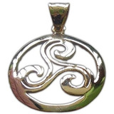 Pingente Triquetra Triskle Frame