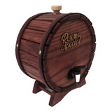 Pingometro Vermelho Rústico Cachaça Dosador Barril D Pinga