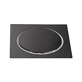 Pingoo Casa Ralo Click Up Para Chão Quadrado Aço Inox Fosco 15 Cm Preto