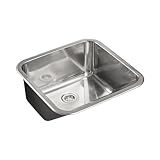 Pingoo Casa Tanque Inox Monobloco 50 Cm Atikum Prata Polido