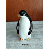 Pinguim De Geladeira Antigo Original Cabeça Virada Porcelana