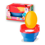 Pinico Infantil 2x1 Com Redutor Assento Azul vermelho