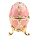 Pink Faberge ovo Pintado À Mão