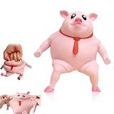 Pinks Squishy Pig Stress Toys Cute Piggy Squeeze Toy Engraçado Piggy Squishy Toys  Pig Stress Ball Para Adultos E Crianças Para Aliviar A Ansiedade E Reduzir O Estresse
