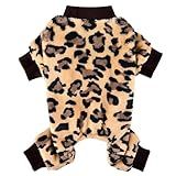 PinkTie Suéter De Cachorro Leopardo Macacão Para Cachorro Roupas De Inverno De Lã Para Cachorros Pequenos  Pijamas Quentes Para Cachorros Pequenos  Roupas Para Cachorros Chihuahua Yorkshire Shih Tzu 