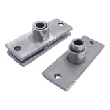 Pino Pivotante Aço Inox Porta De Madeira Para Até 50kg